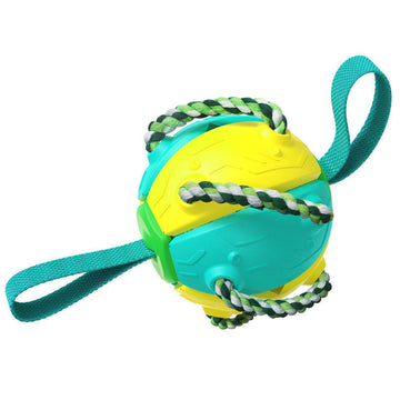 Interactive Dog Soccer Ball With Rope